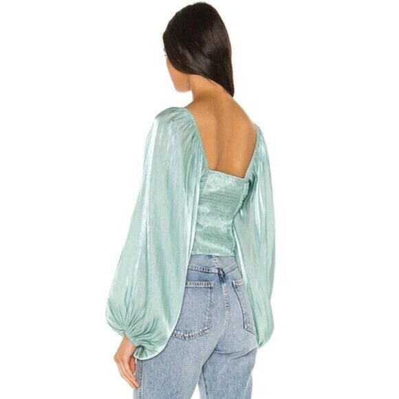 Princess Jasmine Blue Line &‎ Dot Peyton Top XS - Picture 3 of 12